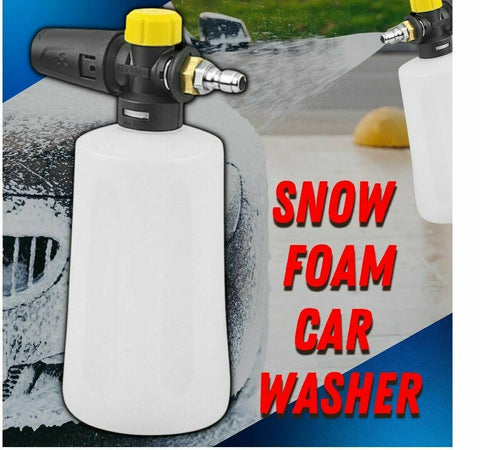 1 4 Snow Foam Lance Pressure Washer Spray Gun For Car Wash Soap Cannon Bottle