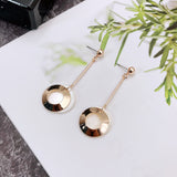 Korean bow tassel earrings asymmetric pearl flower earrings