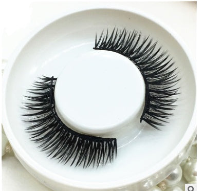 Double magnet false eyelashes