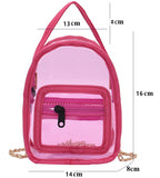 Casual wild jelly parent-child shoulder bag