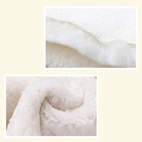 Wool Fur Integrated Cotton Insole Winter Warm