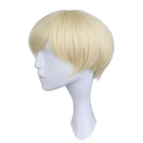 Unisex Handsome Fashion Short Hair Golden