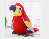 Electric Talking Parrot Plush Toy Cute Speaking Record Repeats