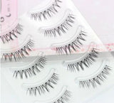 Short cross-cut half-eye curling eyelashes