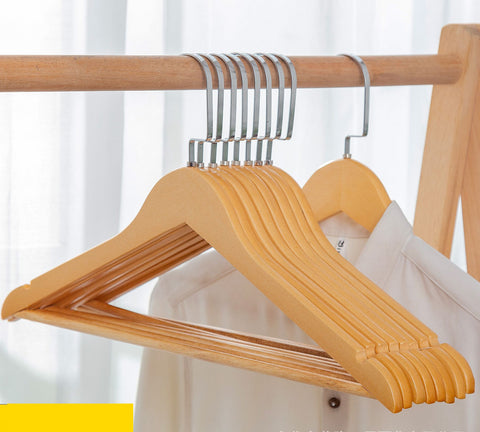 Non-marking Wooden Non-slip Hanger For Supporting Clothes