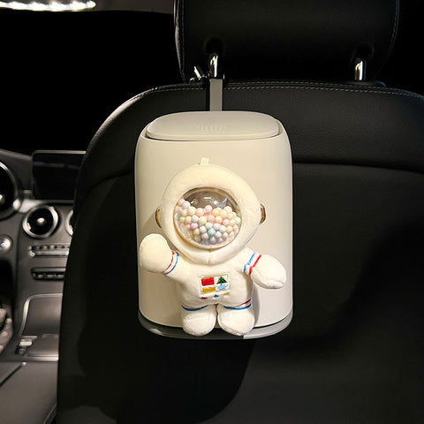 Cute Astronaut Car Trash Can