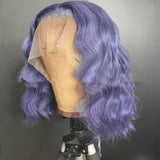 Wig Foreign Trade Cross-border New Arrival Multi-color Women's Mid-length Front Lace Short Curly Hair