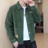 Corduroy Coat Men's Spring And Autumn Korean Style