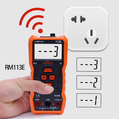 AC/DC Digital Multimeter Voltage/Current NCV Professional Portable Multimeter