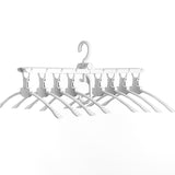 Eight in one home adult hanging foldable rotating non-slip drying rack