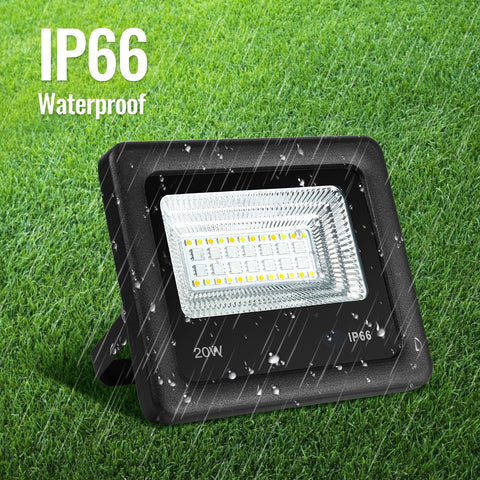 20W Rgb Bluetooth Dual Color Intelligent Voice Timing Flood Light Outdoor