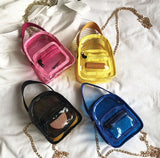 Casual wild jelly parent-child shoulder bag