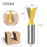 Five-piece Dovetail Woodworking Cutter Set