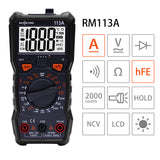 AC/DC Digital Multimeter Voltage/Current NCV Professional Portable Multimeter