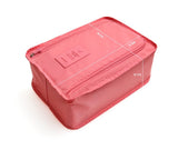 Travel Storage Bag Nylon Portable Waterproof Organizer Bags Shoes Sorting Pouch 6 Colors Organizer