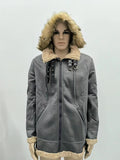 Fur Integrated Padded Jacket New Coat Men