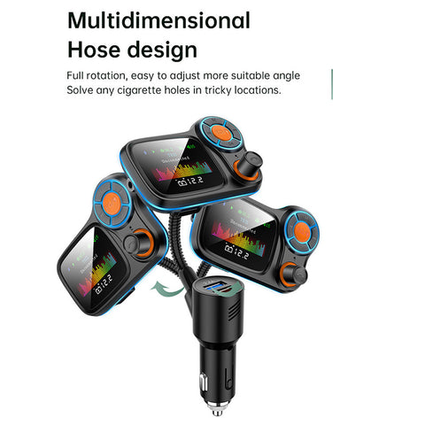 Fashion Large Color Screen Car Bluetooth MP3