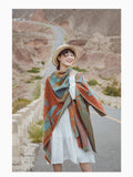 All-match Vintage Shawl Cloak Desert Cloak Photo Thickened Autumn And Winter Scarf