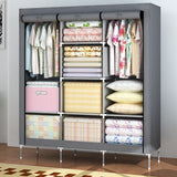 Super large simple wardrobe / dustproof wardrobe / super hang clothes, wardrobe / new outlets direct sales