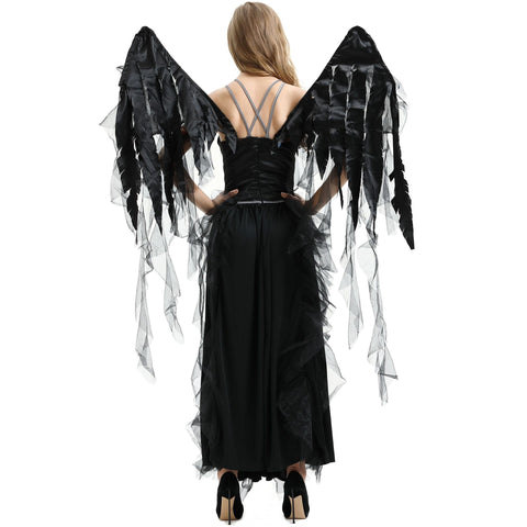 Female Halloween Vampire Dark Angel Costume