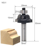 Industrial woodworking milling cutter