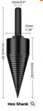 Hammer Drill And Hexagonal Hardened High-Hardness Split Drill Bit