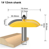 Woodworking cabinet door milling cutter