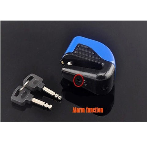 Motorcycle alarm disc brake lock anti-theft lock