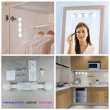 Portable Charging Fill Light Lighted Makeup Mirror