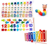 Children 3D Alphabet Number Puzzle Baby Colorful Geometric Digital Letter Educational Toy