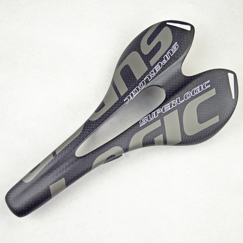 Carbon fiber bicycle saddle