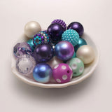 Mermaid Colored 20MM Acrylic Large Beads