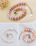 Mixed color pearl bracelet