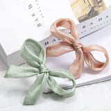 Double Lace Hairpin Headgear Korean Tulle Solid Color Hairpin Spring Clip