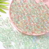 Acrylic Transparent Perforated Bow Beads Diy Ornament Accessories