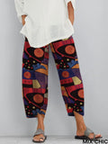 Bamboo Spring Loose Fashion Digital Printing Casual Summer Pants