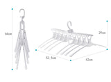 Eight in one home adult hanging foldable rotating non-slip drying rack