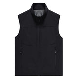 Casual Breathable Outdoor Photography Fishing Sport Cardigan Stand Collar Men's Vest