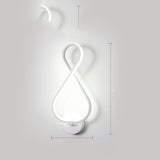 led wall lamp nordic minimalist bedroom bedside lamp