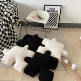 Fashion Stuffed Creative Puzzle Shaped Pillow Modern Spliceable Cushion Throw Pillow Living Room Waist Cushion Home Decoration