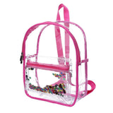 Transparent waterproof PVC children's backpack schoolbag