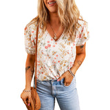 Fashion Personalized Floral T-shirt For Women