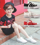 Canvas shoes non-slip casual shoes student parent-child shoes new baby shoes white shoes