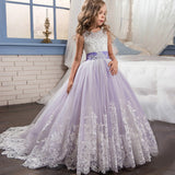 Europe and the United States new children's clothing children's lace wedding dress skirt pettiskirt princess dress flower girl dress girls birthday piano