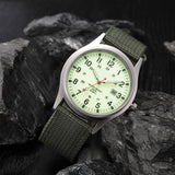 Canvas strap men's watch