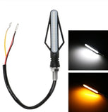 Fire arrow motorcycle turn signal running water brake light