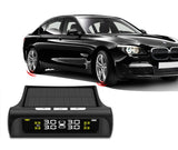 Tire Pressure Monitoring System Automotive Universal Wireless Solar Tire Pressure Monitor External Tire Pressure Detector