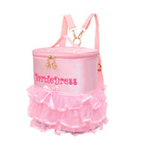 New children's Dance Bag Girls Dance backpack, bag, Ballet Bag, lovable yarn skirt