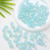 Acrylic Transparent Perforated Bow Beads Diy Ornament Accessories