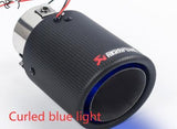 Automobile tail pipe exhaust pipe lamp